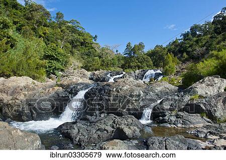 "Waterfalls of Ciu, Grande Terre, New Caledonia, France, Oceania" View Large Photo Image Stock Photo - "Waterfalls of Ciu, Grande Terre, New Caledonia, France, Oceania". Fotosearch