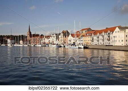 "Waterfront and promenade in Sonderborg, Denmark, Europe" View Large Photo Image Stock Image - "Waterfront and promenade in Sonderborg, Denmark, Europe". Fotosearch