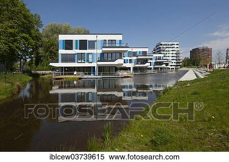 "Waterhouses, International Building Exhibition, IBA, Wilhelmsburg, Hamburg, Hamburg, Germany, Europe" View Large Photo Image Stock Photography - "Waterhouses, International Building Exhibition, IBA, Wilhelmsburg, Hamburg, Hamburg, Germany, Europe". Fotosearch