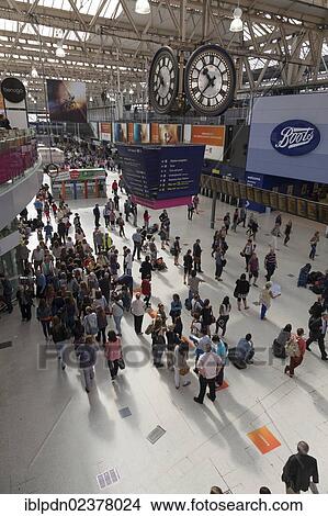 "Waterloo Station concourse, London, England, United Kingdom, Europe" View Large Photo Image Picture - "Waterloo Station concourse, London, England, United Kingdom, Europe". Fotosearch