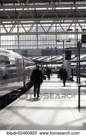 "Waterloo Station London, passengers boarding train, Waterloo, London, London region, England, United Kingdom, Europe" View Large Photo Image Stock Image - "Waterloo Station London, passengers boarding train, Waterloo, London, London region, England, United Kingdom, Europe". Fotosearch