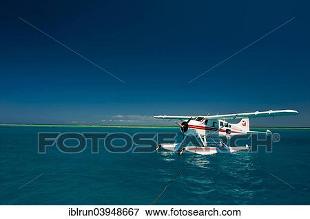 Stock Photo - "Waterplane, Great Barrier Reef, UNESCO World Heritage Site, Queensland, Australia, Oceania". Fotosearch