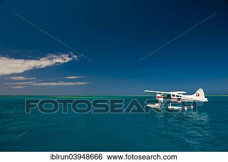 Stock Photograph - "Waterplane, Great Barrier Reef, UNESCO World Heritage Site, Queensland, Australia, Oceania". Fotosearch