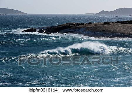 "Waves breaking onto rocks, Esperance, Western Australia, Australia, Oceania" View Large Photo Image Stock Image - "Waves breaking onto rocks, Esperance, Western Australia, Australia, Oceania". Fotosearch