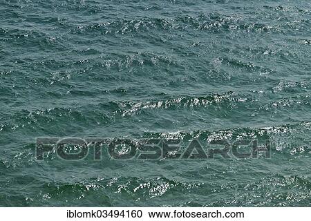 Stock Image - "Waves in the sea, Skagen, Jutland, Denmark, Europe". Fotosearch