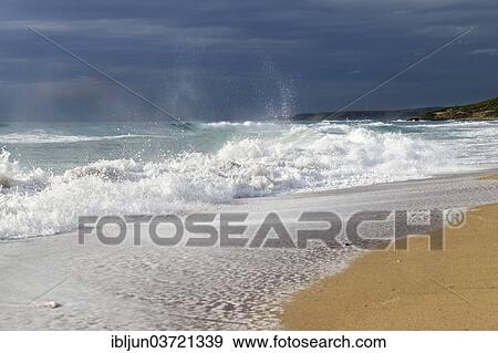 "Waves on the beach, Piscinas, Arbus, Sardinia, Italy, Europe" View Large Photo Image Stock Photo - "Waves on the beach, Piscinas, Arbus, Sardinia, Italy, Europe". Fotosearch
