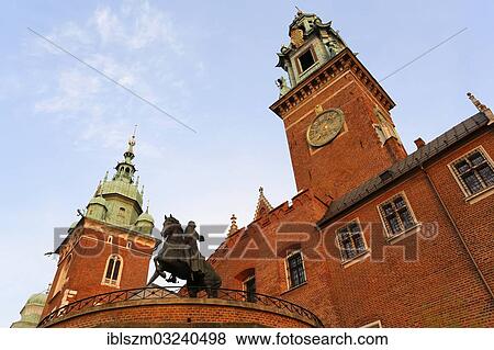 Stock Photo - "Wawel Cathedral, Episcopal Church of the Archdiocese of Krakow, Krakow, Lesser Poland, Poland, Europe". Fotosearch