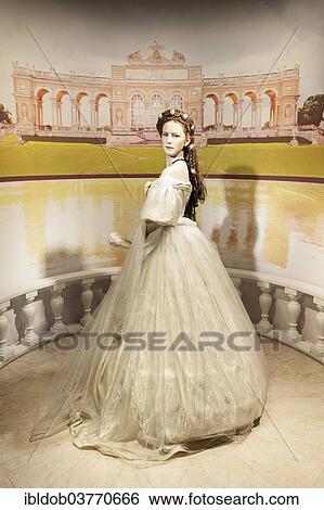 "Wax figure of Empress Sisi or Empress Elisabeth of Austria, Queen of Hungary, Madame Tussauds Museum, Vienna, Austria, Europe" View Large Photo Image Stock Photograph - "Wax figure of Empress Sisi or Empress Elisabeth of Austria, Queen of Hungary, Madame Tussauds Museum, Vienna, Austria, Europe". Fotosearch