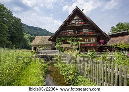 "Wehrlehof, oil mill from the early 18th century, Obersimonswald, Baden-Wurttemberg, Germany, Europe" View Large Photo Image Picture - "Wehrlehof, oil mill from the early 18th century, Obersimonswald, Baden-Wurttemberg, Germany, Europe". Fotosearch