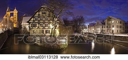 "Wehrneckar canal with the Town Church of St. Dionys, Esslingen am Neckar, Baden-Wurttemberg, Germany, Europe" View Large Photo Image Stock Photo - "Wehrneckar canal with the Town Church of St. Dionys, Esslingen am Neckar, Baden-Wurttemberg, Germany, Europe". Fotosearch