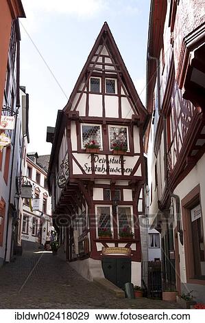 Weinstube im Spitzhaeuschen, a winehouse in the district of Bernkastel, Bernkastel-Kues, Moselle, Rhineland-Palatinate, Germany, Europe, PublicGround, Europe View Large Photo Image Stock Photo - Weinstube im Spitzhaeuschen, a winehouse in the district of Bernkastel, Bernkastel-Kues, Moselle, Rhineland-Palatinate, Germany, Europe, PublicGround, Europe. Fotosearch