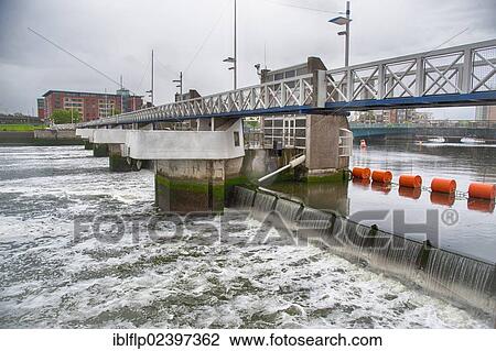 "Weir on tidal river, Lagan Weir, River Lagan, Belfast, Northern Ireland, United Kingdom, Europe" View Large Photo Image Stock Image - "Weir on tidal river, Lagan Weir, River Lagan, Belfast, Northern Ireland, United Kingdom, Europe". Fotosearch