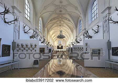 "Weisser Saal, hall, with the antler collection of Count Arco-Zinneberg, German Hunting and Fishing Museum, Munich, Upper Bavaria, Bavaria, Germany, Europe" View Large Photo Image Stock Image - "Weisser Saal, hall, with the antler collection of Count Arco-Zinneberg, German Hunting and Fishing Museum, Munich, Upper Bavaria, Bavaria, Germany, Europe". Fotosearch