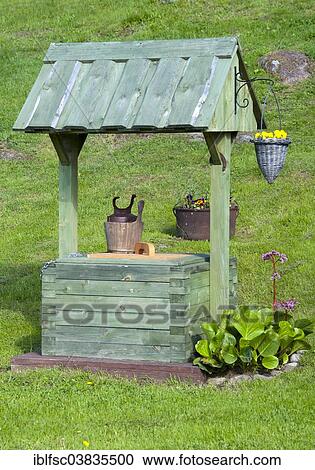 Stock Image - "Well, Altja, Lahemaa National Park, Estonia, Baltic States, Europe". Fotosearch