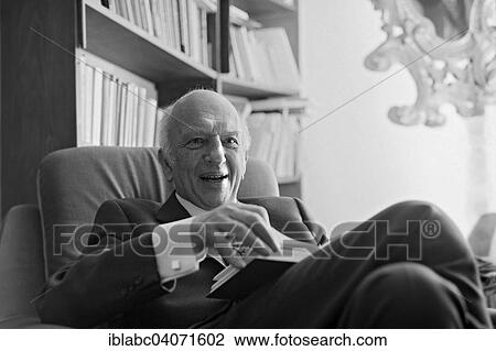Stock Image - "Werner Finck, German satirist, actor and writer, 1902-1978, Bavaria, Germany, Europe". Fotosearch