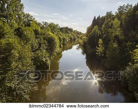 "Wertach River near Mittelstetten, looking south, Bavaria, Germany, Europe" View Large Photo Image Picture - "Wertach River near Mittelstetten, looking south, Bavaria, Germany, Europe". Fotosearch