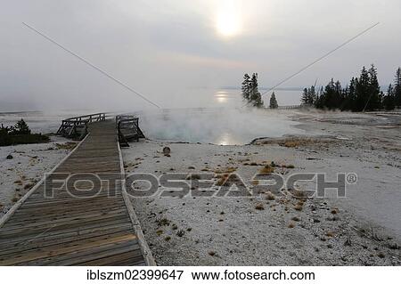 "West Thumb Geyser Basin, Yellowstone Lake, Yellowstone National Park, Wyoming, USA" View Large Photo Image Stock Photo - "West Thumb Geyser Basin, Yellowstone Lake, Yellowstone National Park, Wyoming, USA". Fotosearch