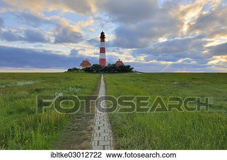 "Westerheversand lighthouse, North Frisia, Westerhever, Eiderstedt, North Frisia, Schleswig-Holstein, Germany, Europe" View Large Photo Image Stock Image - "Westerheversand lighthouse, North Frisia, Westerhever, Eiderstedt, North Frisia, Schleswig-Holstein, Germany, Europe". Fotosearch