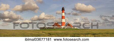 "Westerheversand Lighthouse, Westerhever, Eiderstedt, North Frisia, Schleswig-Holstein, Germany, Europe" View Large Photo Image Stock Image - "Westerheversand Lighthouse, Westerhever, Eiderstedt, North Frisia, Schleswig-Holstein, Germany, Europe". Fotosearch