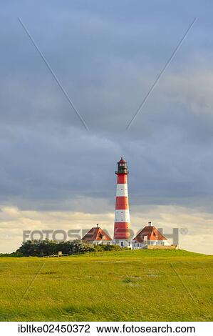 "Westerheversand Lighthouse, Westerhever, North Sea, North Frisia, Schleswig-Holstein, northern Germany, Germany, Europe" View Large Photo Image Stock Image - "Westerheversand Lighthouse, Westerhever, North Sea, North Frisia, Schleswig-Holstein, northern Germany, Germany, Europe". Fotosearch