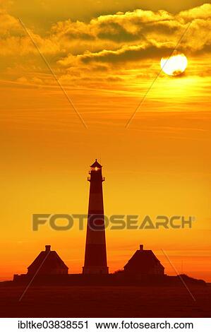 "Westerheversand Lighthouse, Westerhever, Eiderstedt, North Frisia, Schleswig-Holstein, Germany, Europe" View Large Photo Image Stock Image - "Westerheversand Lighthouse, Westerhever, Eiderstedt, North Frisia, Schleswig-Holstein, Germany, Europe". Fotosearch