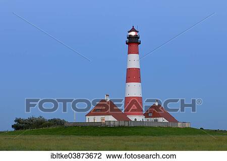 "Westerheversand Lighthouse, Westerhever, Eiderstedt, North Frisia, Schleswig-Holstein, Germany, Europe" View Large Photo Image Stock Image - "Westerheversand Lighthouse, Westerhever, Eiderstedt, North Frisia, Schleswig-Holstein, Germany, Europe". Fotosearch