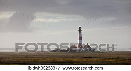 "Westerheversand lighthouse, Westerhever, Eiderstedt, North Frisia, Schleswig-Holstein, Germany, Europe" View Large Photo Image Stock Photo - "Westerheversand lighthouse, Westerhever, Eiderstedt, North Frisia, Schleswig-Holstein, Germany, Europe". Fotosearch