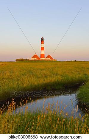 "Westerheversand Lighthouse, Westerhever, Eiderstedt, North Frisia, Schleswig-Holstein, Germany, Europe" View Large Photo Image Stock Photo - "Westerheversand Lighthouse, Westerhever, Eiderstedt, North Frisia, Schleswig-Holstein, Germany, Europe". Fotosearch