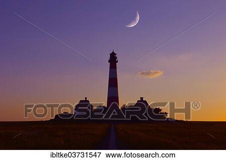 "Westerheversand Lighthouse, Westerhever, Eiderstedt, North Frisia, Schleswig-Holstein, Germany, Europe" View Large Photo Image Stock Photo - "Westerheversand Lighthouse, Westerhever, Eiderstedt, North Frisia, Schleswig-Holstein, Germany, Europe". Fotosearch