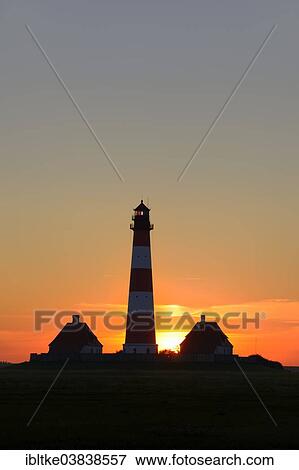 "Westerheversand Lighthouse, Westerhever, Eiderstedt, North Frisia, Schleswig-Holstein, Germany, Europe" View Large Photo Image Stock Photo - "Westerheversand Lighthouse, Westerhever, Eiderstedt, North Frisia, Schleswig-Holstein, Germany, Europe". Fotosearch