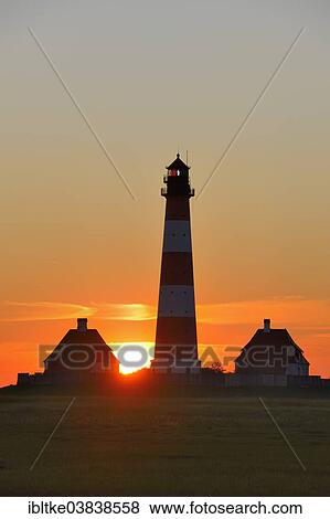 "Westerheversand Lighthouse, Westerhever, Eiderstedt, North Frisia, Schleswig-Holstein, Germany, Europe" View Large Photo Image Stock Photo - "Westerheversand Lighthouse, Westerhever, Eiderstedt, North Frisia, Schleswig-Holstein, Germany, Europe". Fotosearch