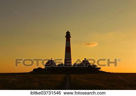 "Westerheversand Lighthouse, Westerhever, Eiderstedt, North Frisia, Schleswig-Holstein, Germany, Europe" View Large Photo Image Stock Photograph - "Westerheversand Lighthouse, Westerhever, Eiderstedt, North Frisia, Schleswig-Holstein, Germany, Europe". Fotosearch