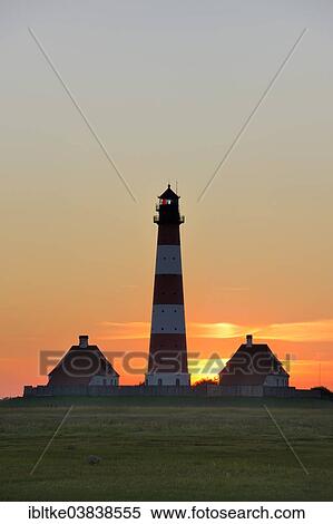 "Westerheversand Lighthouse, Westerhever, Eiderstedt, North Frisia, Schleswig-Holstein, Germany, Europe" View Large Photo Image Stock Photography - "Westerheversand Lighthouse, Westerhever, Eiderstedt, North Frisia, Schleswig-Holstein, Germany, Europe". Fotosearch