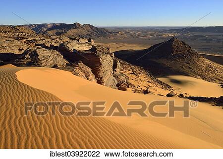 "Western escarpment of Tadrart plateau, Tassili N'Ajjer National Park, Unesco World Heritage Site, Sahara desert, Algeria, Africa" View Large Photo Image Stock Image - "Western escarpment of Tadrart plateau, Tassili N'Ajjer National Park, Unesco World Heritage Site, Sahara desert, Algeria, Africa". Fotosearch