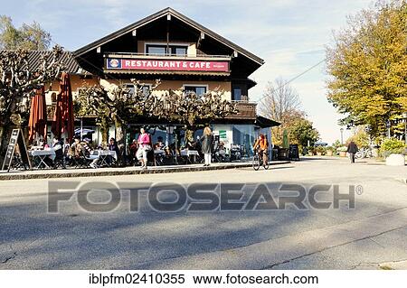 "Westernacher Restaurant at Prien Stock, Chiemgau, Upper Bavaria, Germany, Europe" View Large Photo Image Stock Photography - "Westernacher Restaurant at Prien Stock, Chiemgau, Upper Bavaria, Germany, Europe". Fotosearch