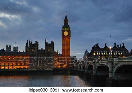 "Westminster Hall, Elizabeth Tower or Big Ben, Houses of Parliament, River Thames, Westminster Bridge in the evening, City of Westminster, London, London region, England, United Kingdom, Europe" View Large Photo Image Stock Image - "Westminster Hall, Elizabeth Tower or Big Ben, Houses of Parliament, River Thames, Westminster Bridge in the evening, City of Westminster, London, London region, England, United Kingdom, Europe". Fotosearch