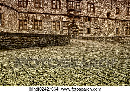 "Wewelsburg, triangular castle, former Nazi cult site, now a youth hostel and museum of local history, Bueren, North Rhine-Westphalia, Germany, Europe" View Large Photo Image Picture - "Wewelsburg, triangular castle, former Nazi cult site, now a youth hostel and museum of local history, Bueren, North Rhine-Westphalia, Germany, Europe". Fotosearch