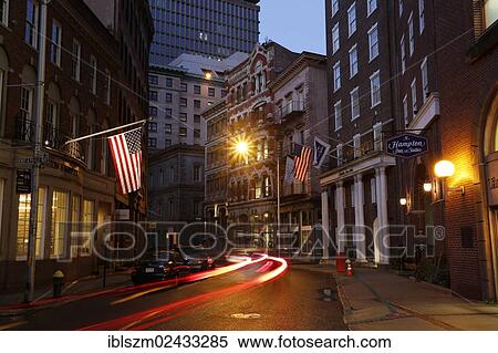 "Weybosset Street in the evening, Providence, Rhode Island, USA" View Large Photo Image Stock Photography - "Weybosset Street in the evening, Providence, Rhode Island, USA". Fotosearch