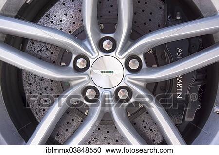 "Wheel rim with a carbon brake disc, Aston Martin DB9, 2012 model" View Large Photo Image Stock Image - "Wheel rim with a carbon brake disc, Aston Martin DB9, 2012 model". Fotosearch