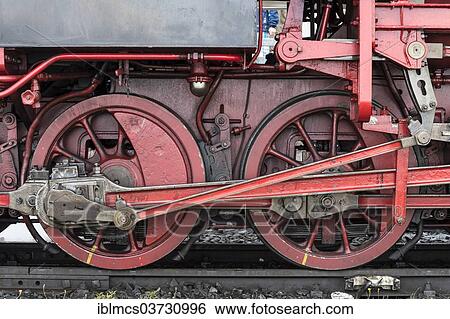 Stock Photograph - "Wheels of the Brocken Railway, Brocken, Wernigerode, Saxony-Anhalt, Germany, Europe". Fotosearch