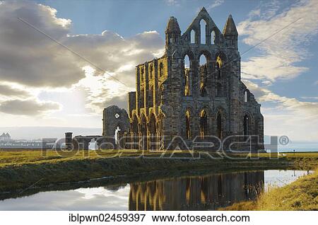 "Whitby Abbey, North York Moors National Park, England, United Kingdom, Europe" View Large Photo Image Stock Photo - "Whitby Abbey, North York Moors National Park, England, United Kingdom, Europe". Fotosearch