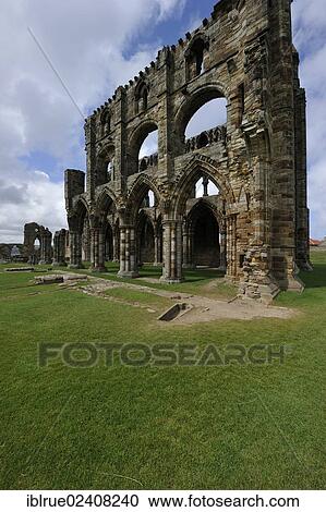 Stock Image - "Whitby Abbey, Whitby, England, United Kingdom, Europe". Fotosearch