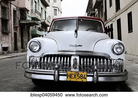 "White classic car, Centro Habana, Havana, Ciudad de La Habana, Cuba, North America" View Large Photo Image Stock Image - "White classic car, Centro Habana, Havana, Ciudad de La Habana, Cuba, North America". Fotosearch