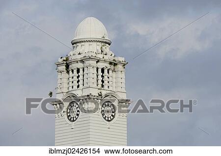 "White clock tower, Victoria Theatre and Concert Hall, Central Area, Central Business District, Singapore, Asia" View Large Photo Image Picture - "White clock tower, Victoria Theatre and Concert Hall, Central Area, Central Business District, Singapore, Asia". Fotosearch