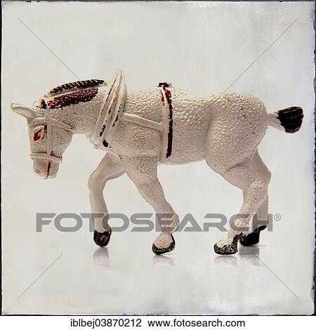 White horse figurine View Large Photo Image Stock Image - White horse figurine. Fotosearch