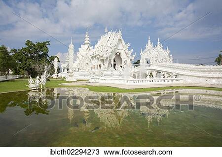 "White temple of Wat Rong Khun, Chiang Rai, Thailand, Asia" View Large Photo Image Stock Image - "White temple of Wat Rong Khun, Chiang Rai, Thailand, Asia". Fotosearch