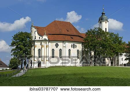 "Wieskirche pilgrimage church, Steingaden, Pfaffenwinkel, Upper Bavaria, Bavaria, Germany, Europe" View Large Photo Image Stock Photo - "Wieskirche pilgrimage church, Steingaden, Pfaffenwinkel, Upper Bavaria, Bavaria, Germany, Europe". Fotosearch