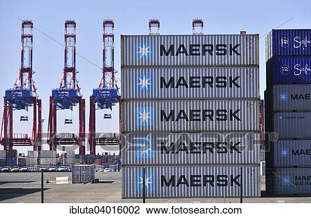 "Wilhelm Kaisen Terminal, Container Terminal Bremerhaven, Bremerhaven, Bremen, Germany, Europe" View Large Photo Image Stock Image - "Wilhelm Kaisen Terminal, Container Terminal Bremerhaven, Bremerhaven, Bremen, Germany, Europe". Fotosearch