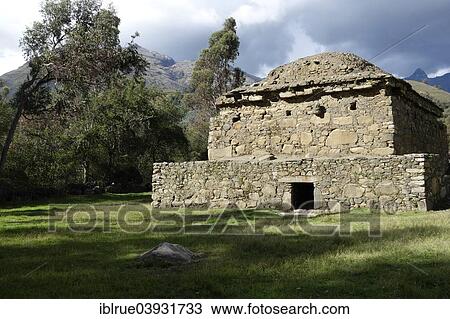 "Wilkawain, pre-Columbian ruins, Huaraz, northern highlands of the Andes, Peru, South America" View Large Photo Image Stock Image - "Wilkawain, pre-Columbian ruins, Huaraz, northern highlands of the Andes, Peru, South America". Fotosearch
