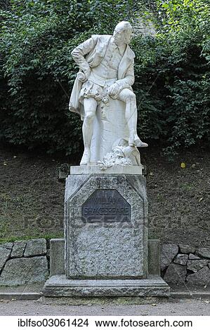 "William Shakespeare Memorial in the Park on the Ilm, Weimar, Thuringia, Germany, Europe" View Large Photo Image Picture - "William Shakespeare Memorial in the Park on the Ilm, Weimar, Thuringia, Germany, Europe". Fotosearch
